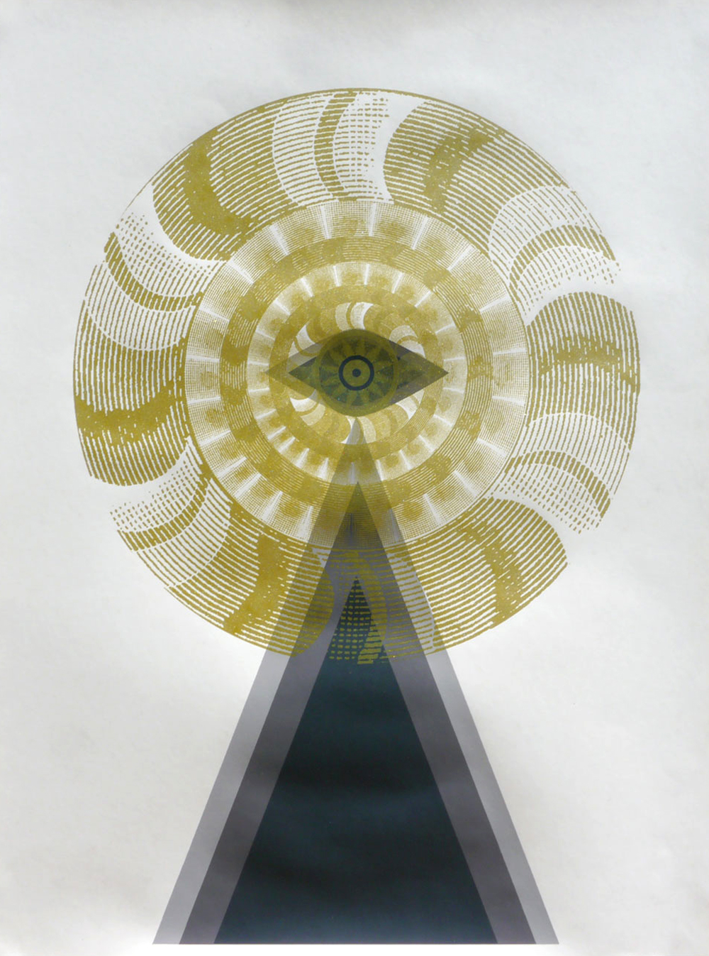 Eye of Gemini - 4-Color Screen Print