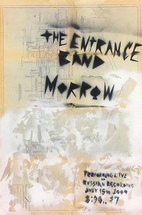 Morrow / The Entrance Band Poster - Spray Paint on Schematic Plotter Paper